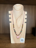 Collier Boho Pink